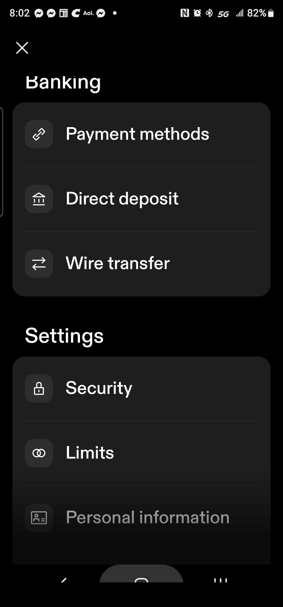 到达底部后点击Wire transfer我们获取电汇地址时候就要进行身份验证， 验证完成后，就可以直接获得电汇地址！.jpg